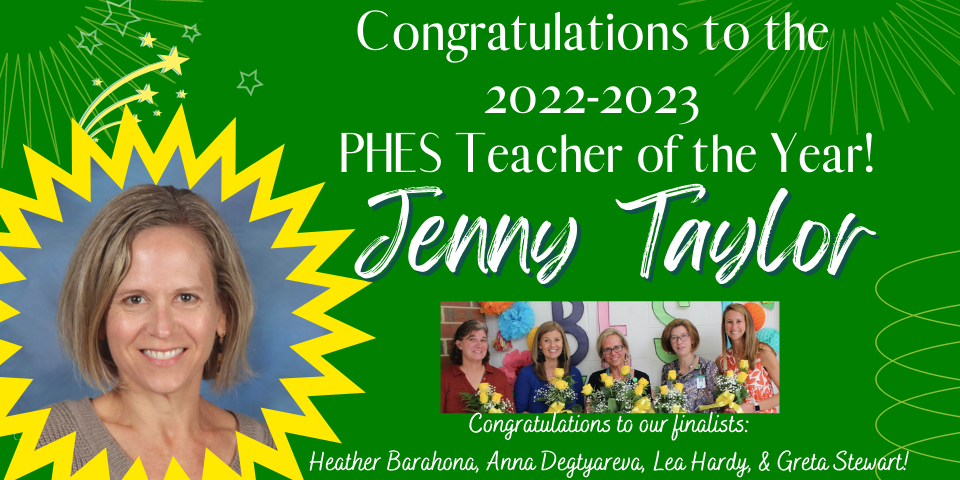 PHES Teacher of the Year!